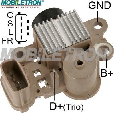 Mobiletron VR-H2009-106 - Voltage regulator, alternator autospares.lv