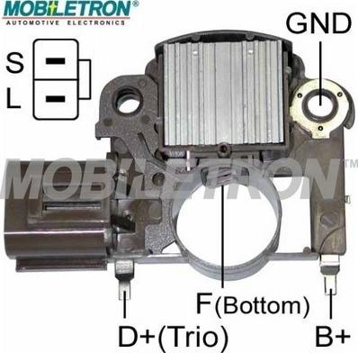 Mobiletron VR-H2009-103 - Voltage regulator, alternator autospares.lv