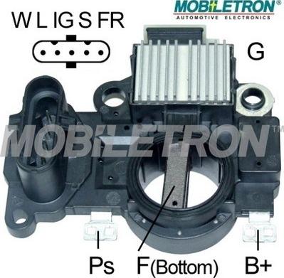 Mobiletron VR-H2009-183B - Voltage regulator, alternator autospares.lv