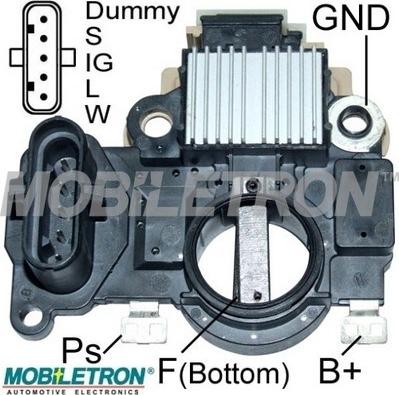 Mobiletron VR-H2009-132BA - Voltage regulator, alternator autospares.lv