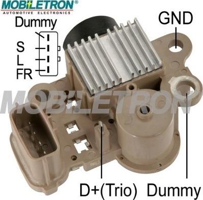 Mobiletron VR-H2009-89 - Voltage regulator, alternator autospares.lv