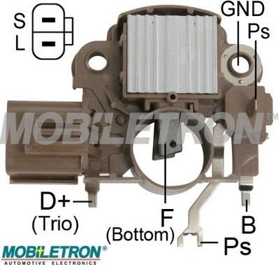 Mobiletron VR-H2009-24 - Voltage regulator, alternator autospares.lv