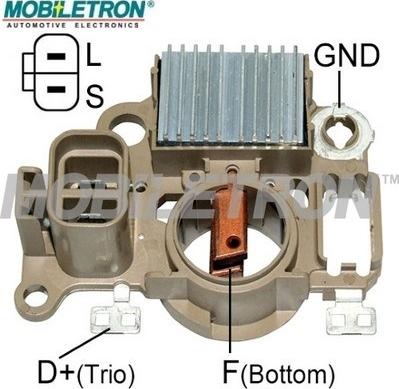 Mobiletron VR-H2009-201 - Voltage regulator, alternator autospares.lv