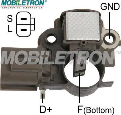Mobiletron VR-H2009-27 - Voltage regulator, alternator autospares.lv