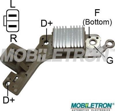 Mobiletron VR-H2009-77B - Voltage regulator, alternator autospares.lv