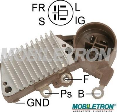 Mobiletron VR-H2005-9A - Voltage regulator, alternator autospares.lv