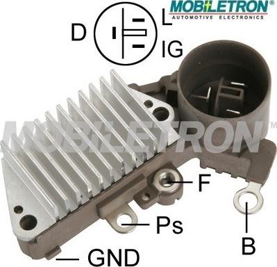 Mobiletron VR-H2005-5H - Voltage regulator, alternator autospares.lv