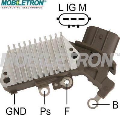 Mobiletron VR-H2005-65 - Voltage regulator, alternator autospares.lv