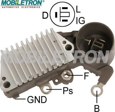 Mobiletron VR-H2005-16A - Voltage regulator, alternator autospares.lv