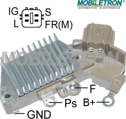 Mobiletron VR-H2005-100 - Voltage regulator, alternator autospares.lv