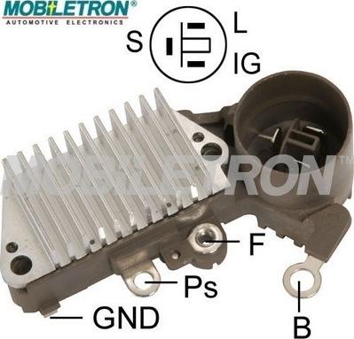 Mobiletron VR-H2005-18A - Voltage regulator, alternator autospares.lv