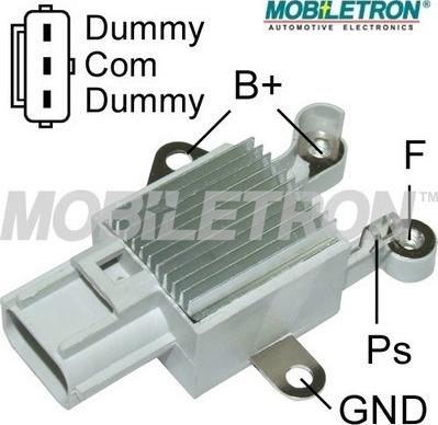 Mobiletron VR-H2005-171 - Voltage regulator, alternator autospares.lv