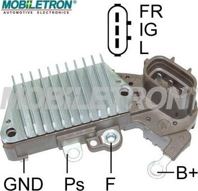 Mobiletron VR-H2005-173 - Voltage regulator, alternator autospares.lv