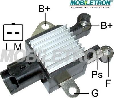 Mobiletron VR-H2005-83 - Voltage regulator, alternator autospares.lv