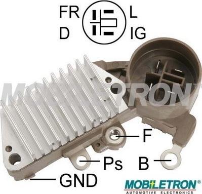 Mobiletron VR-H2005-8 - Voltage regulator, alternator autospares.lv