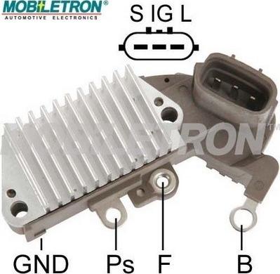 Mobiletron VR-H2005-35 - Voltage regulator, alternator autospares.lv