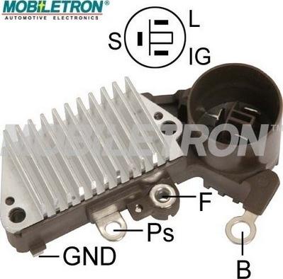 Mobiletron VR-H2005-33A - Voltage regulator, alternator autospares.lv