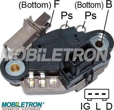 Mobiletron VR-PR3617H - Voltage regulator, alternator autospares.lv