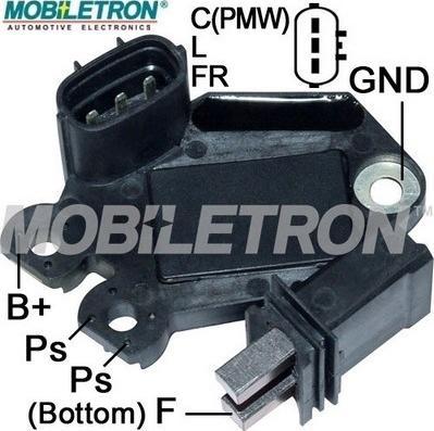 Mobiletron VR-V9938 - Voltage regulator, alternator autospares.lv