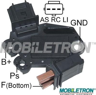 Mobiletron VR-V7144 - Voltage regulator, alternator autospares.lv