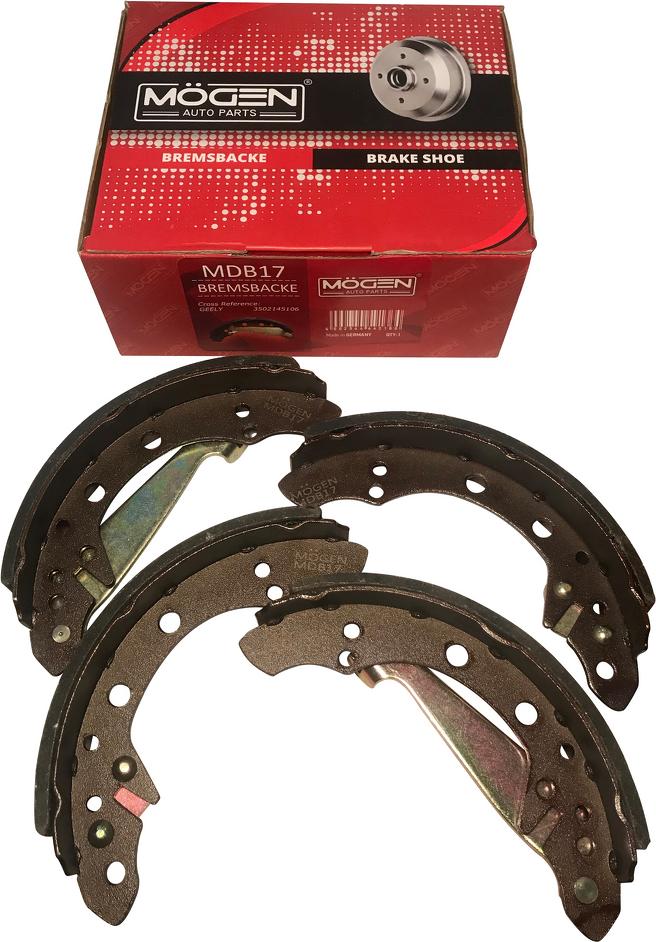 Mogen MDB17 - Brake Shoe Set autospares.lv