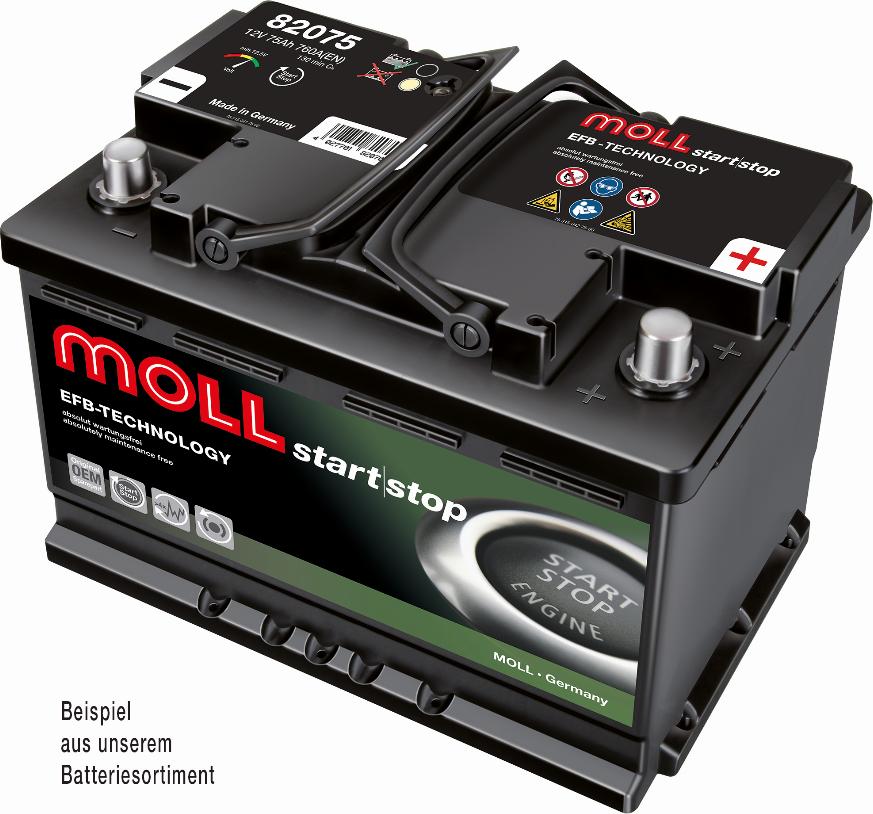 MOLLBATTERIEN 82080 - Starter Battery autospares.lv