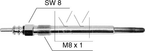 Monark 090509002 - Glow Plug autospares.lv