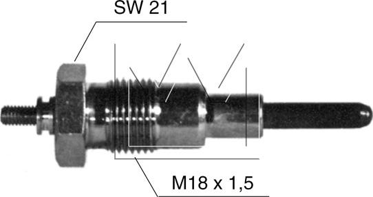 Monark 090505020 - Glow Plug autospares.lv