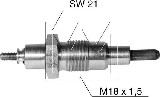 Monark 090505021 - Glow Plug autospares.lv