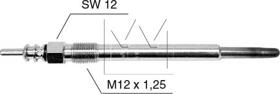 Monark 090506054 - Glow Plug autospares.lv