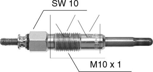 Monark 090 506 354 - Glow Plug autospares.lv