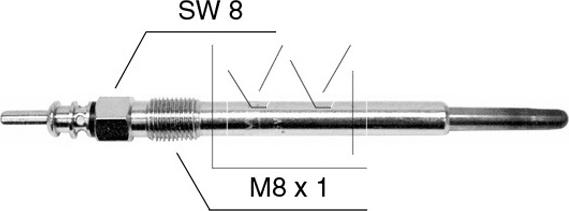 Monark 090508002 - Glow Plug autospares.lv