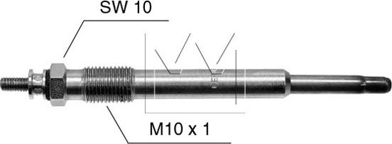 Monark 090507032 - Glow Plug autospares.lv