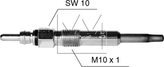 Monark 090 507 022 - Glow Plug autospares.lv