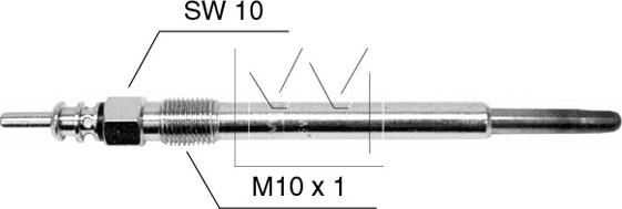 Monark 090507142 - Glow Plug autospares.lv