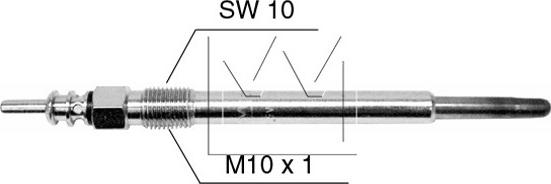 Monark 090507102 - Glow Plug autospares.lv