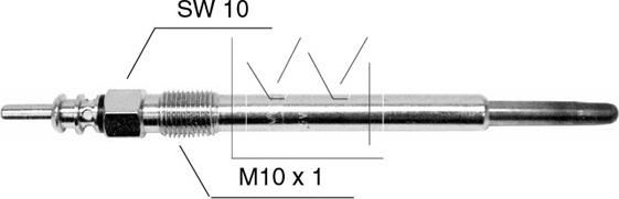 Monark 090507130 - Glow Plug autospares.lv