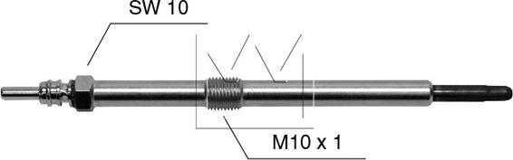 Monark 090507128 - Glow Plug autospares.lv