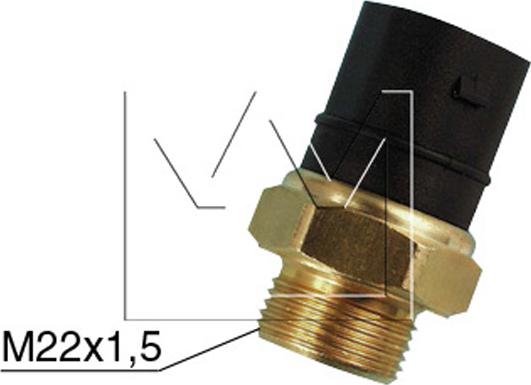 Monark 090605061 - Sensor, coolant temperature autospares.lv