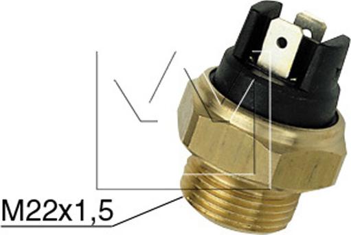 Monark 090605031 - Sensor, coolant temperature autospares.lv