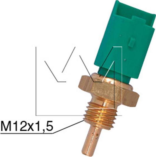 Monark 090600161 - Sensor, coolant temperature autospares.lv