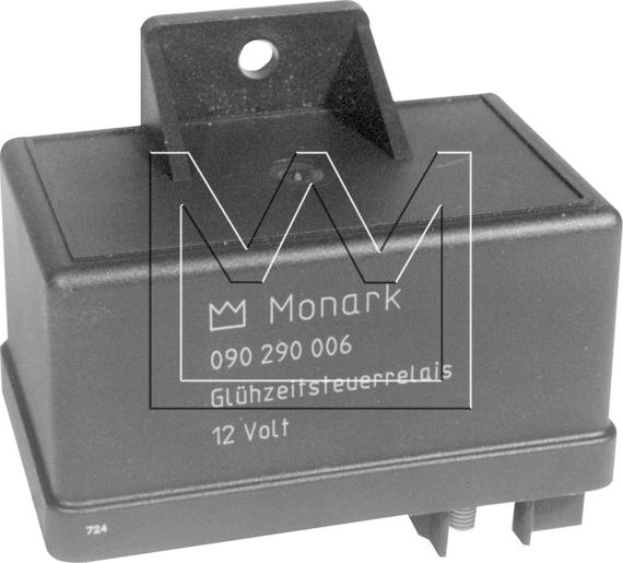 Monark 090290006 - Relay, glow plug system autospares.lv