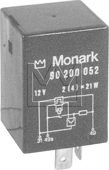 Monark 090200052 - Flasher Unit autospares.lv
