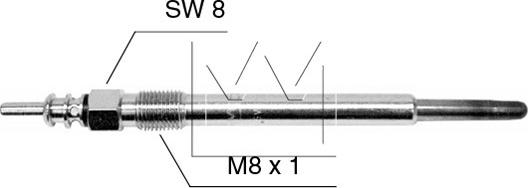 Monark 090708008 - Glow Plug autospares.lv