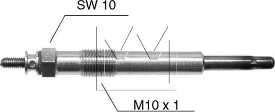 Monark 090707002 - Glow Plug autospares.lv