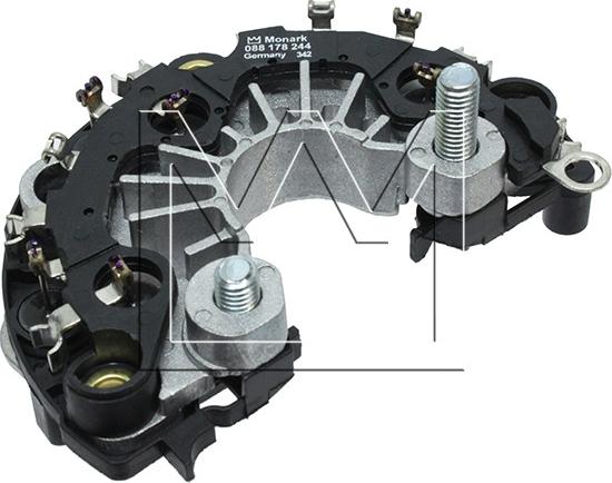 Monark 088178244 - Rectifier, alternator autospares.lv