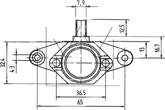 Monark 082966090 - Voltage regulator, alternator autospares.lv