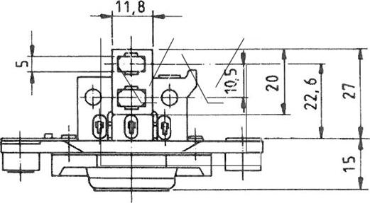 Monark 082 966 021 - Voltage regulator, alternator autospares.lv