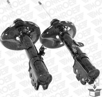 Monroe D0011 - Shock Absorber autospares.lv