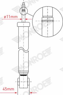 Monroe G1220 - Shock Absorber autospares.lv